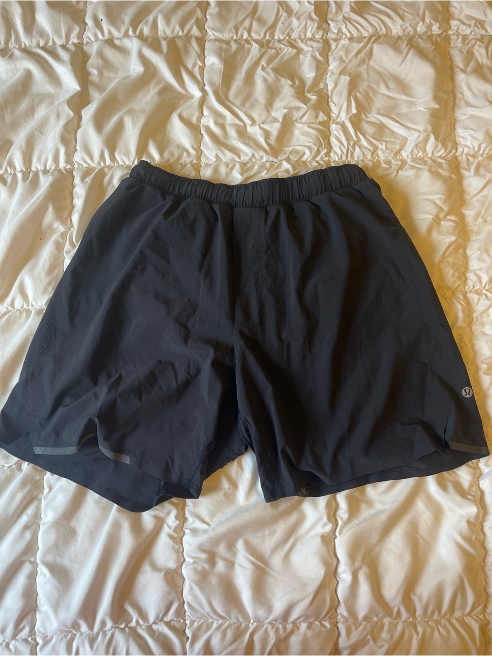 lululemon athletica Men’s Black Performance Running Shorts